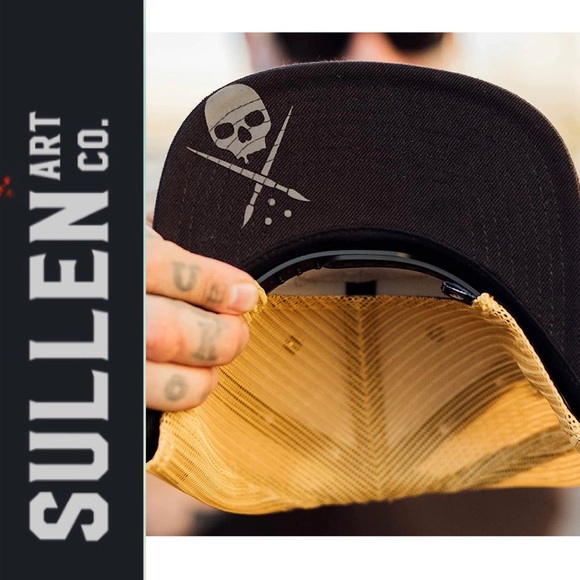 New Authentic Sullen Art Co. Badge of Honor Snap Back Hat - Picture 3 of 8